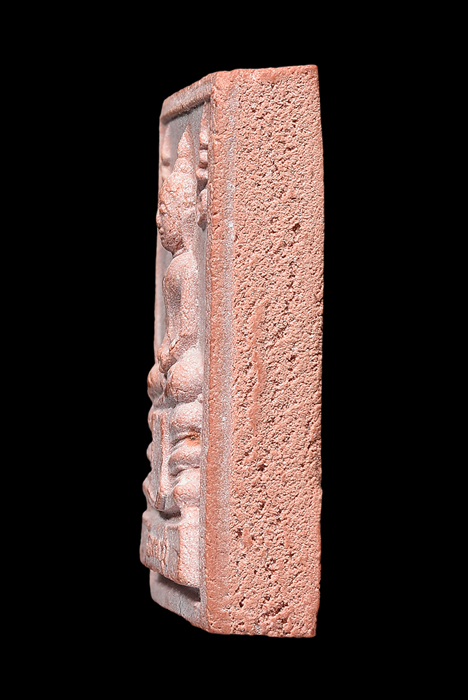 พระหางหมาก ลพ.ฤาษีลิงดำ วัดท่าซุง เนื้อผงสีชมพูแดง ปี2533