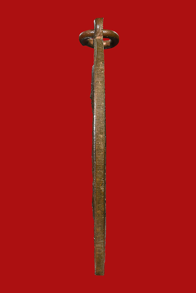 เหรียญหลังศาลา ลพ.สำเนีบง วัดเวฬุวนาราม เนื้อทองแดงผิวไฟ ปี 2503