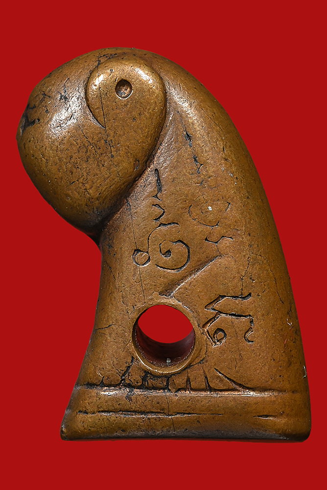 เสือปั้มรุ่น 6 บล็อคแก้มปะ ลพ.วงษ์ วัดปาริวาส เนื้อทองแดง ปี2519