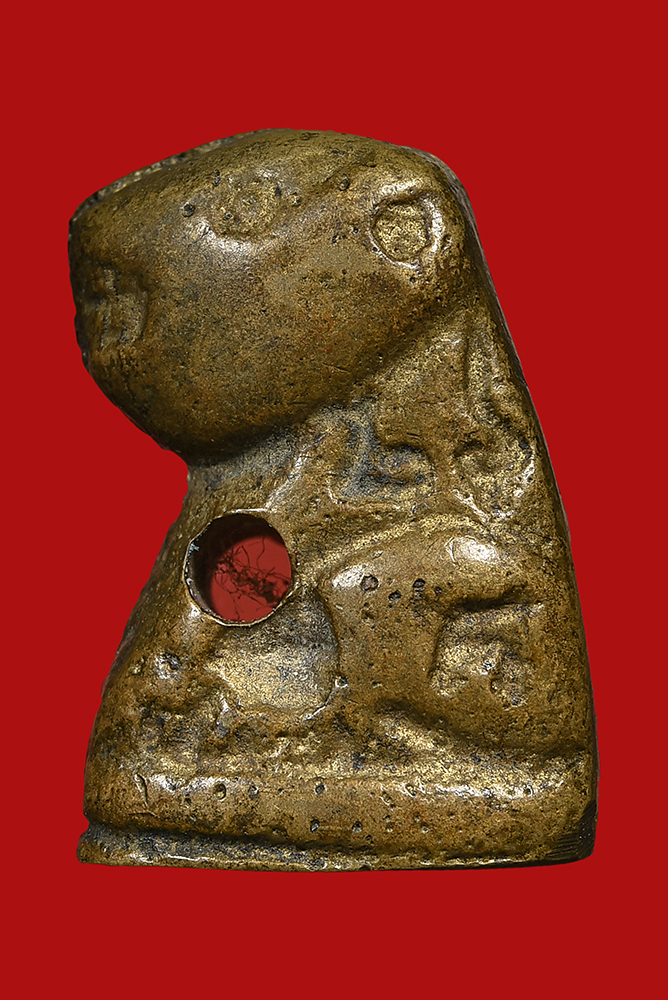 เสือหล่อรุ่น 5 ลพ.วงษ์ เนื้อทองเหลือง วัดปาริวาส ปี2514